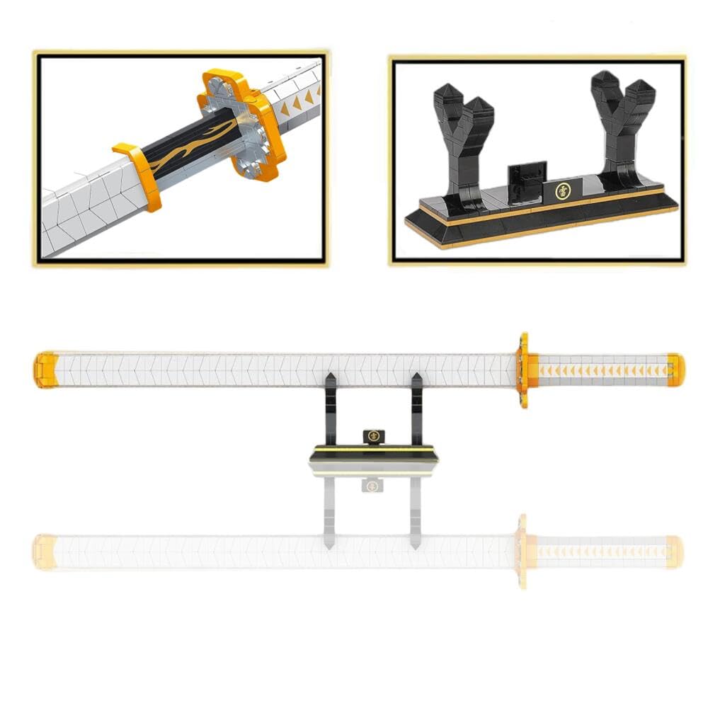 Lego Demon Slayer Espada Katana Anime Bloques Construcción